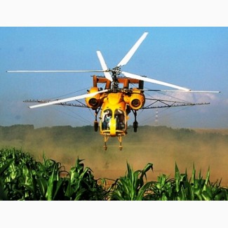 Обробка кукурудзи вертольотом
