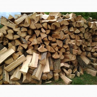 Замовити купити дрова колоті мішаних порід (граб, береза, ясен, вільха, дуб) Горохів