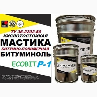Битуминоль Р-1 Ecobit мастика кислотоупорная ТУ 36-2292-80 холодная