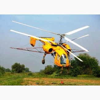 Услуги вертолета по обработке озимого гороха НС Мороз
