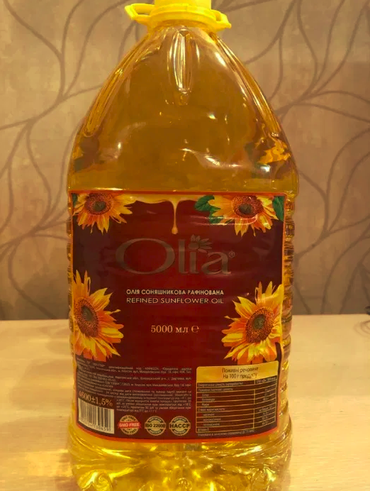 Фото 2. Подсолнечное масло от производителя Олія