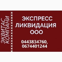 Ліквідація фірми під ключ Київ. Повна ліквідація ТОВ за 1 день