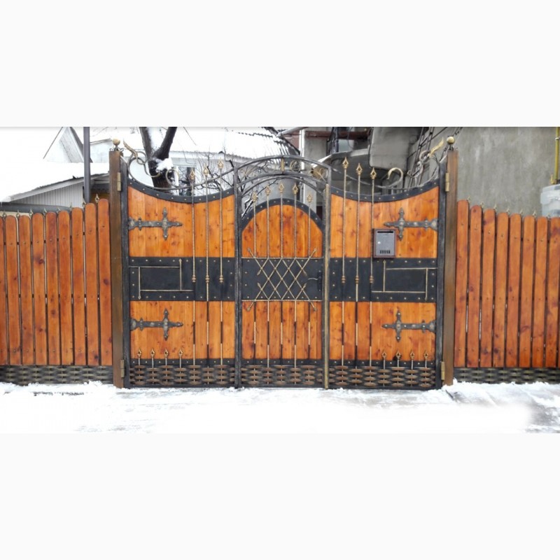 Фото 11. Ворота распашные, ворота откатные, навесы, козырьки, заборы, калитки, балконные ограждения