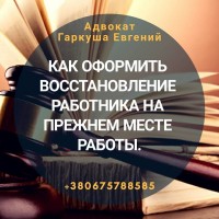 Адвокат по трудовым делам Киев
